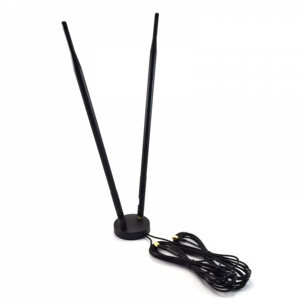 4G LTE 9dBi комнатная двойная омни антенна TS9 3м