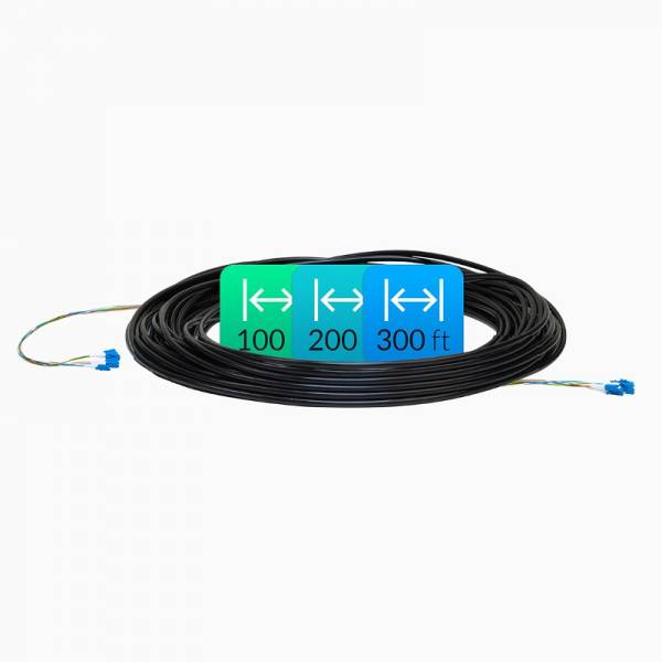 Ubiquiti оптический кабель, одномодовый, 200ft