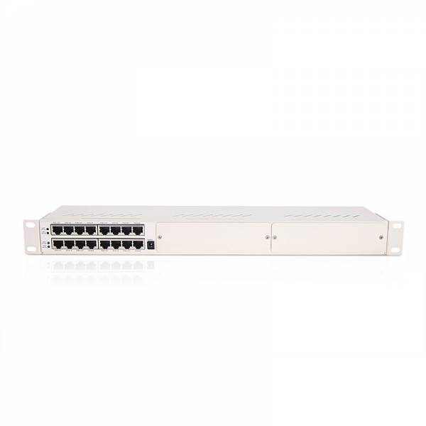 Ethernet грозозащита 8P PoE 1U гигабит 802.3af/at