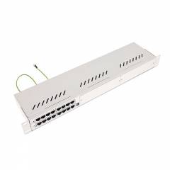 Ethernet грозозащита 8P PoE 1U гигабит 802.3af/at