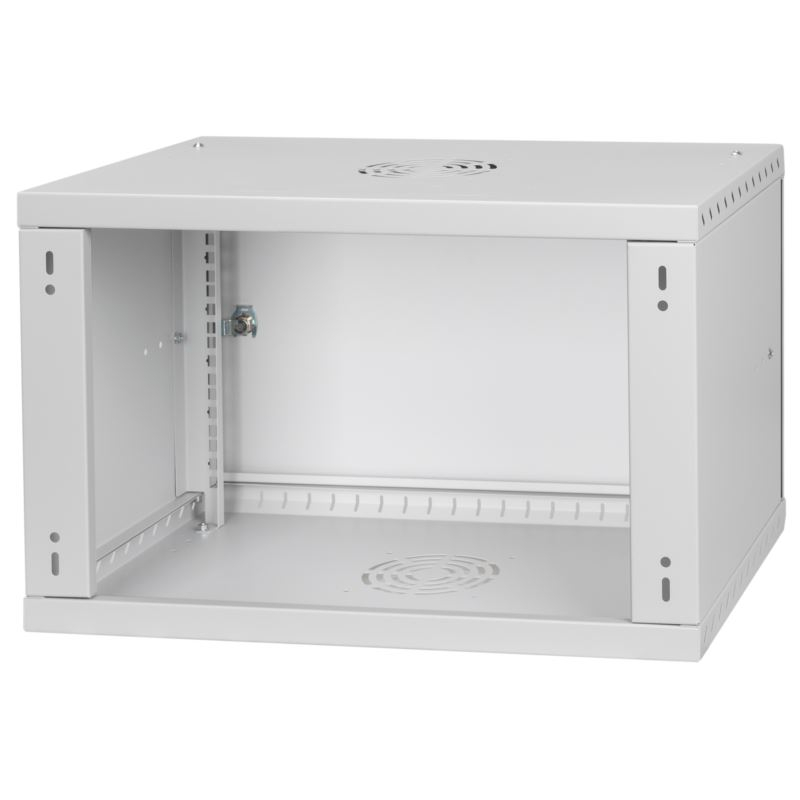 Стоечный шкаф 19" 6U, металлическая дверь, 350мм, серый | Getic