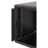 Стоечный шкаф 19" 6U, металлическая дверь, 350мм, черный