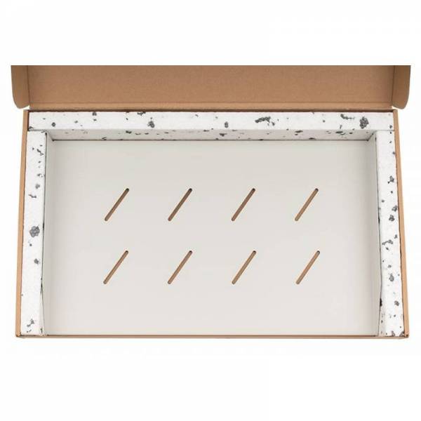 Полка для стойки 19" 1U, 270мм, серая