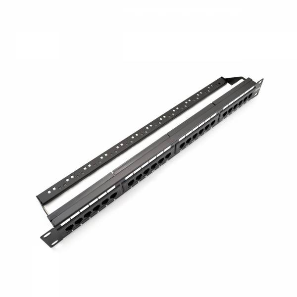Патч-панель Cat5e UTP 24-Port RJ-45 19" 1U черная