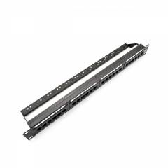 Патч-панель Cat5e UTP 24-Port RJ-45 19" 1U черная