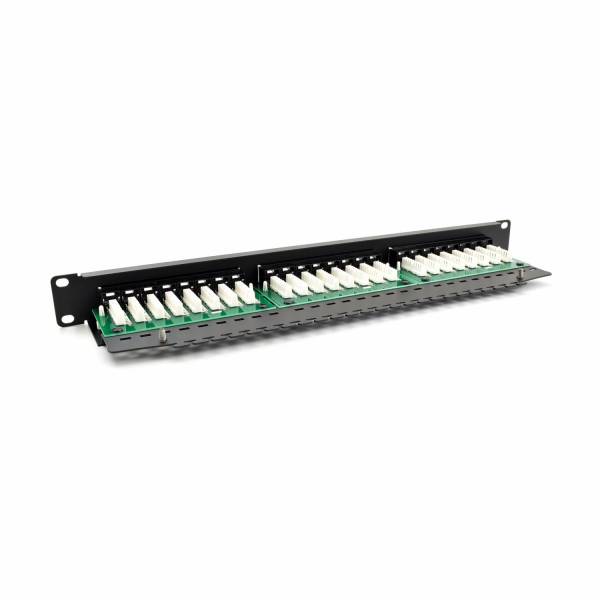 Патч-панель Cat6 UTP 24-Port RJ-45 19" 1U с полкой