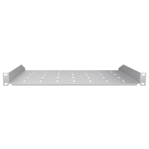 Полка для стойки 19" 1U, 300мм, серая