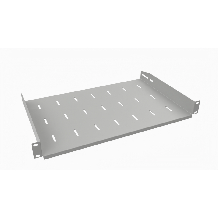 Полка для стойки 19" 1U, 300мм, серая | Getic