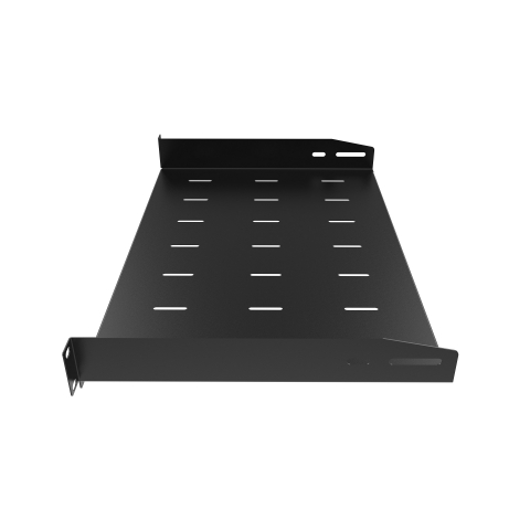 Полка для стойки 19" 1U, 300мм, черная