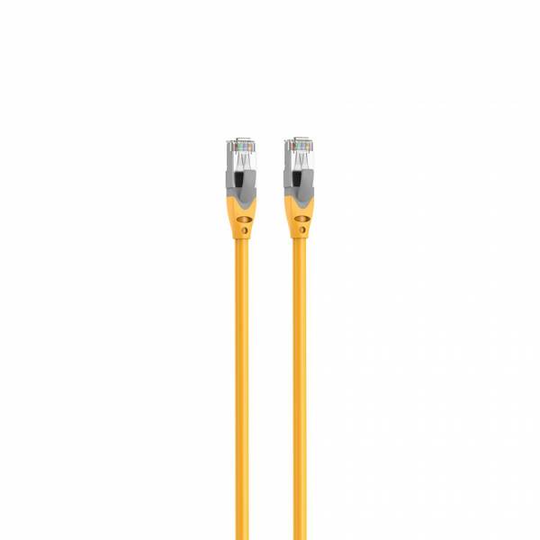 Патч-корд SSTP Cat6A 25м желтый
