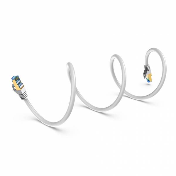 Патч-корд SSTP Cat7 20м серый