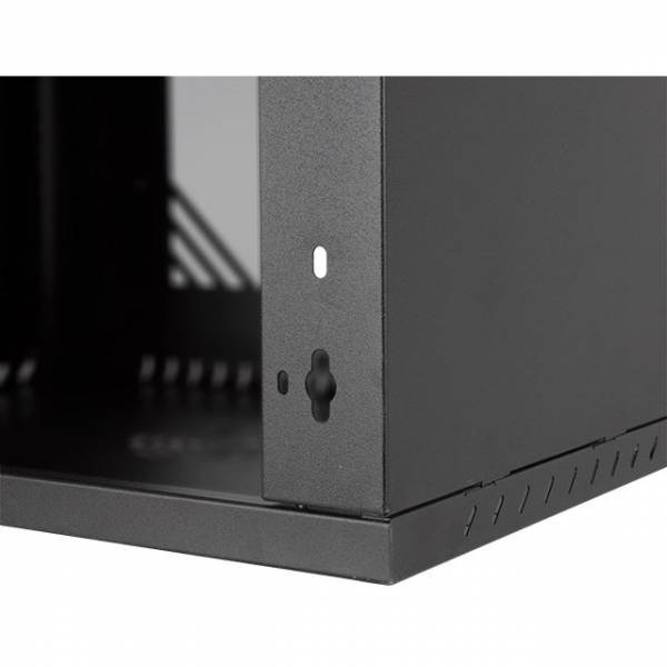 Стоечный шкаф 19" 12U, стеклянная дверь, 600мм, черный | Getic