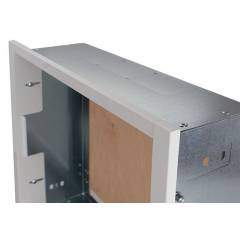 Встраиваемый монтажный шкаф OMP4 400x400x120, белый