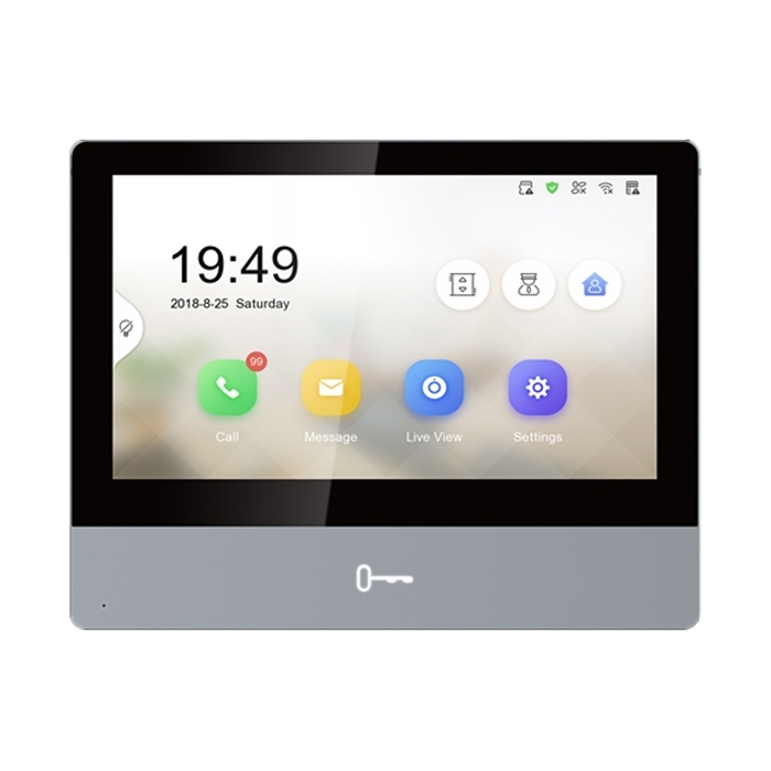 HikVision 7" IPS LCD IP-видеодомофон DS-KH8350-WTE1