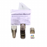 Коннектор быстрозажимной RJ45 Cat6 черный