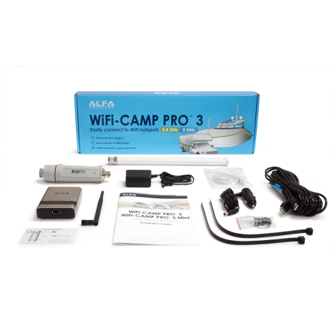 Routeur 4G Alfa Camp-Pro 2+ - Wi-Fi Mobile Pour Camping, LTE Cat4 150 Mbps, Autonome