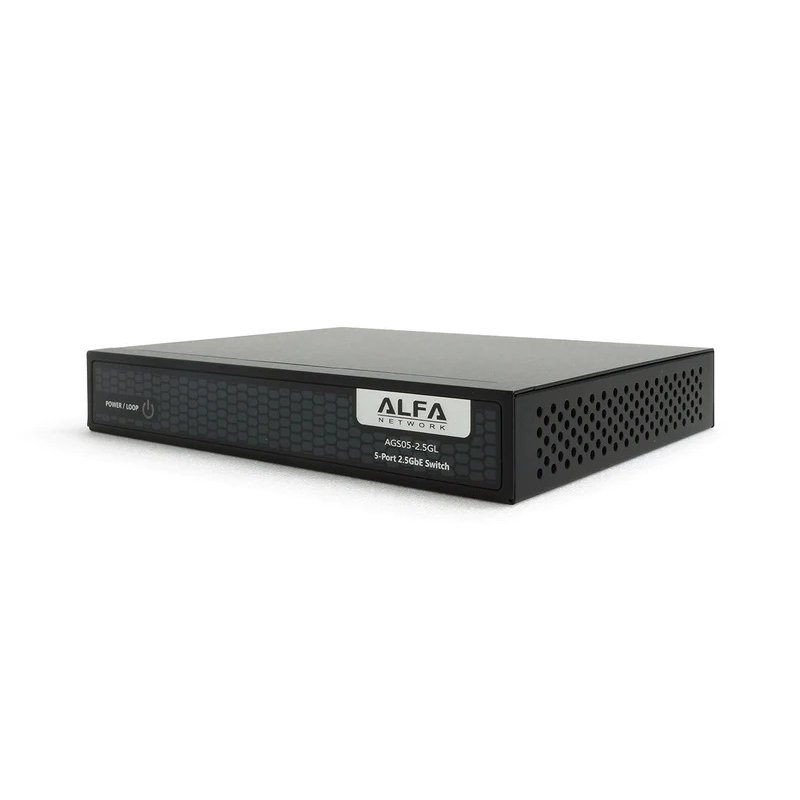 Alfa 5-портовый Ethernet коммутатор 2.5 Gbps