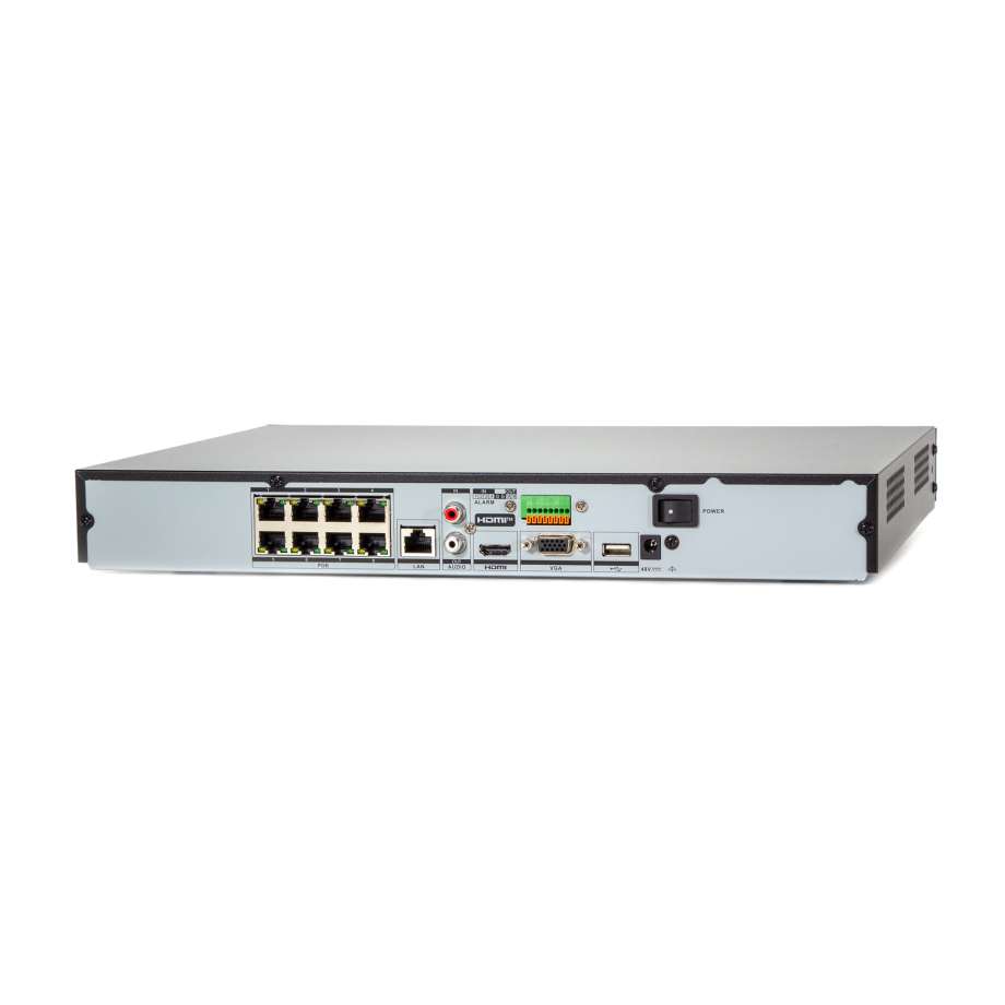 HikVision 8-канальный PoE NVR DS-7608NXI-K2/8P