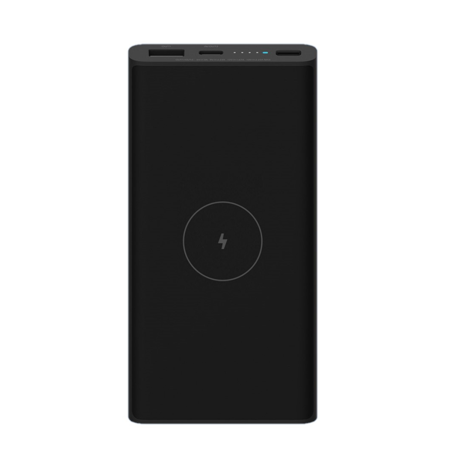 Xiaomi 10W портативный беспроводной аккумулятор 10000 mAh, черный