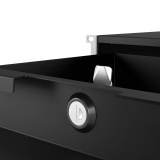 Ящик для стойки 19" 3U, 320мм, черный
