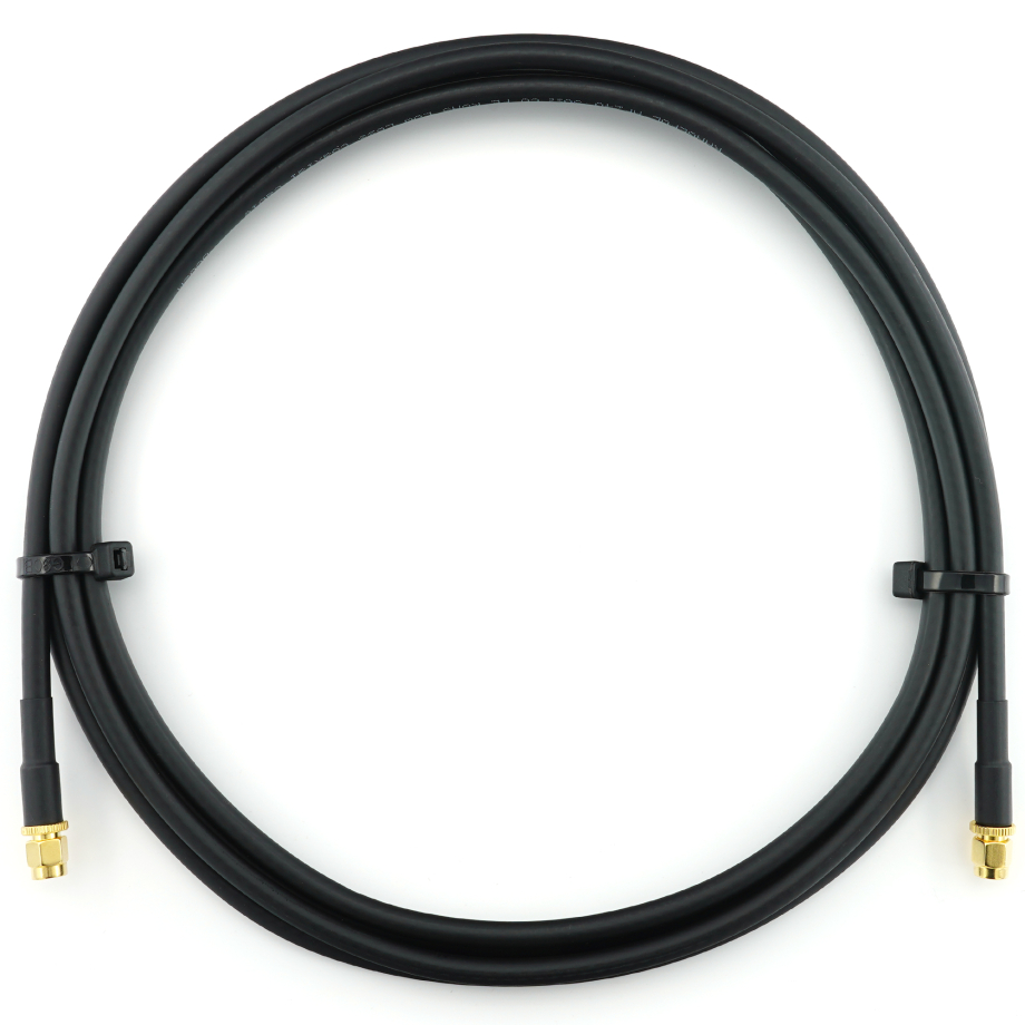 SMA Male / SMA Male 1м коаксиальный кабель — HF240 (эквивалент LMR240)