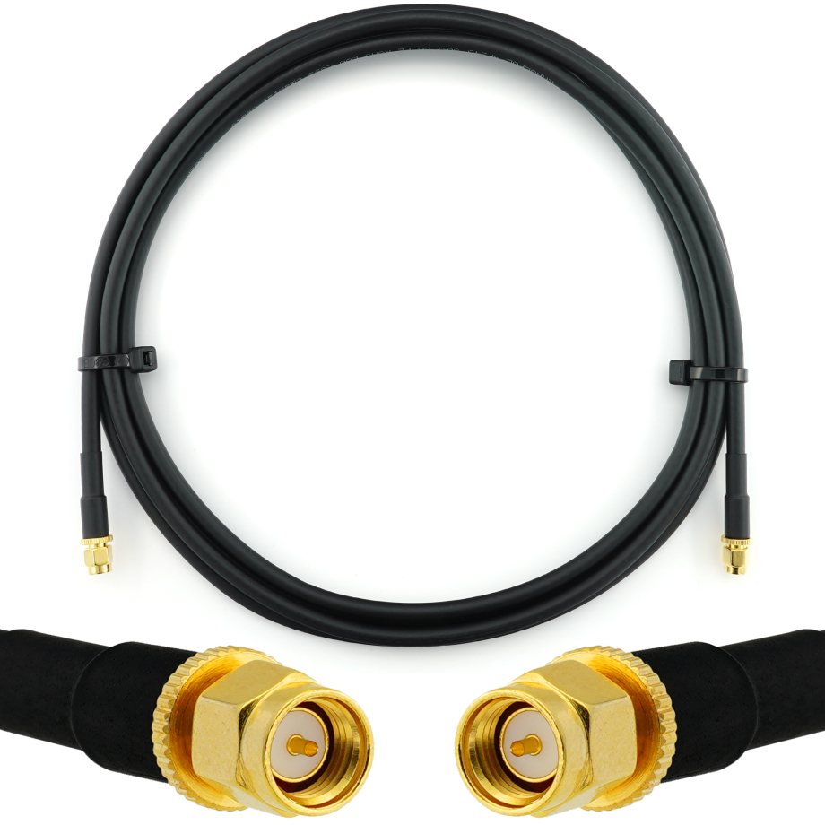 SMA Male / SMA Male 3м коаксиальный кабель — HF240 (эквивалент LMR240)