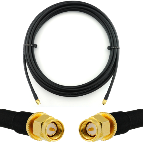 SMA Male / SMA Male 7м коаксиальный кабель — HF240 (эквивалент LMR240)
