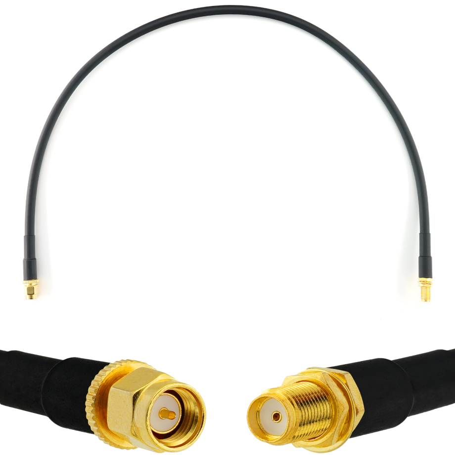 SMA Male / SMA Female 50см коаксиальный кабель — HF240 (эквивалент LMR240)