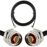 N Male / N Male Hex 15м коаксиальный кабель — HF240 (эквивалент LMR240)