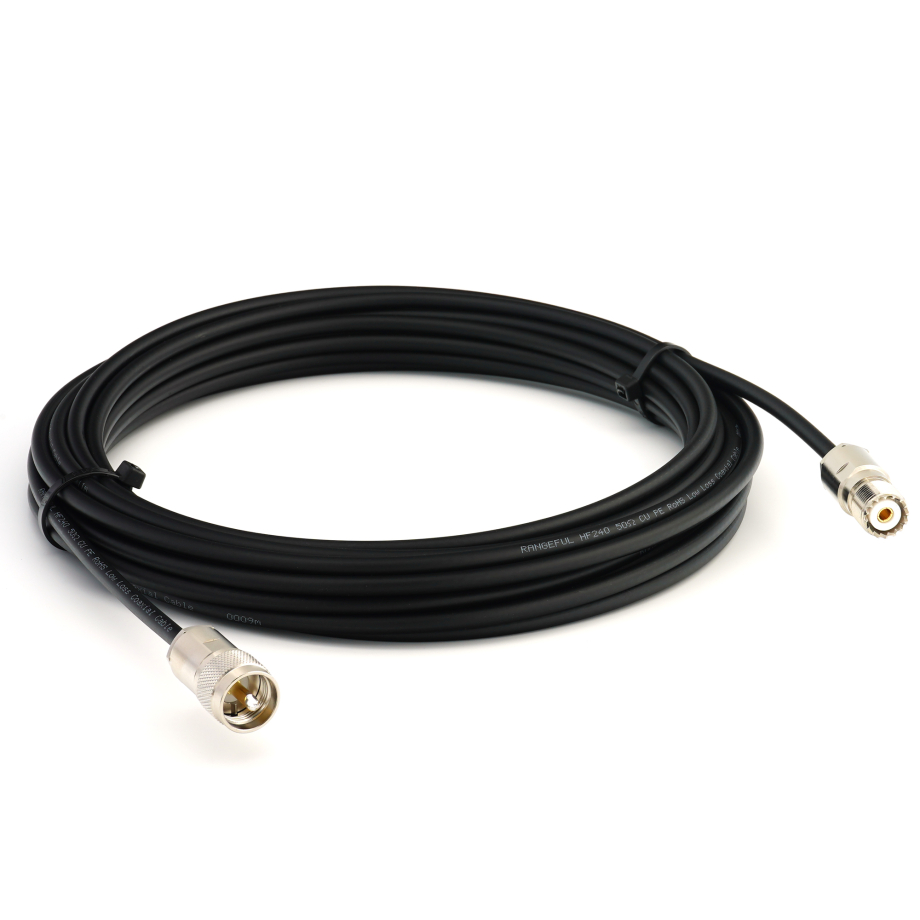 PL259 / SO239 10m UHF коаксиальный кабель для CB радио — HF240 (эквивалент LMR240)