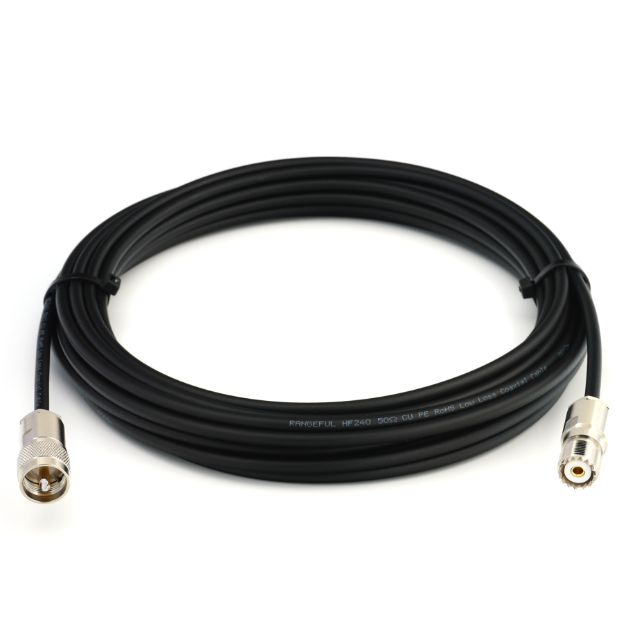 PL259 / SO239 10m UHF коаксиальный кабель для CB радио — HF240 (эквивалент LMR240)
