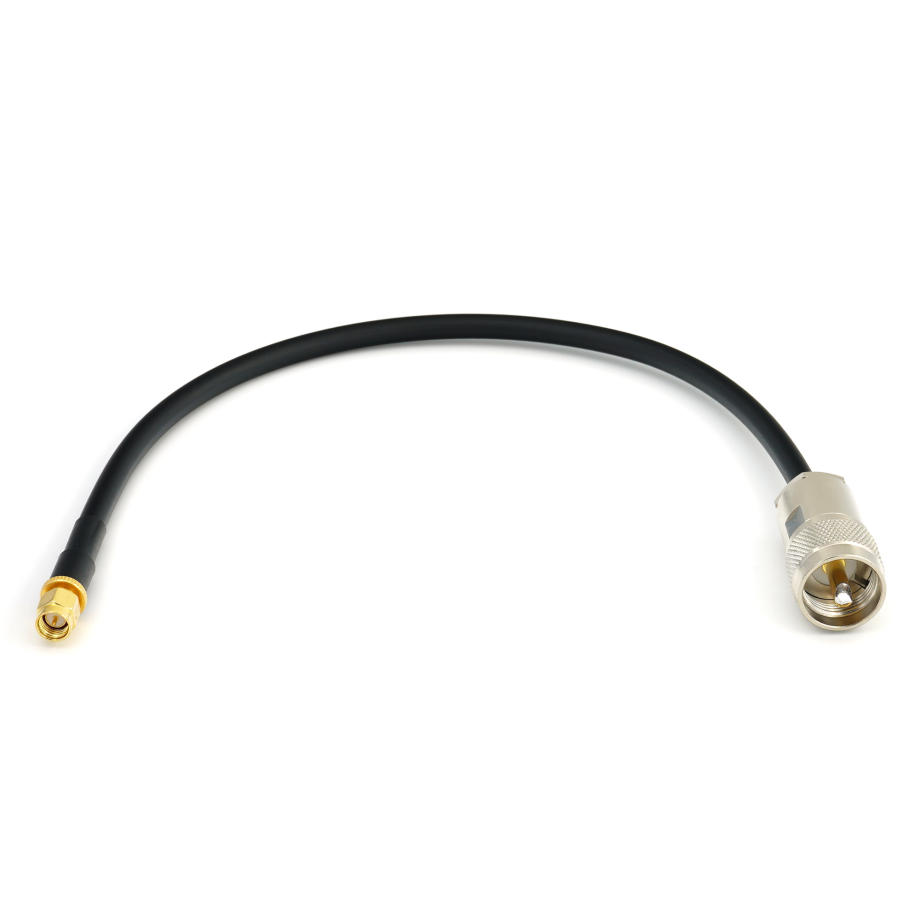 SMA Male / PL259 30см UHF гибкий коаксиальный кабель для CB радио — HF240 (эквивалент LMR240)