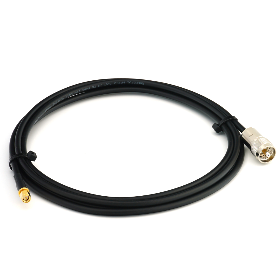SMA Male / PL259 1м UHF гибкий коаксиальный кабель для CB радио — HF240 (эквивалент LMR240)
