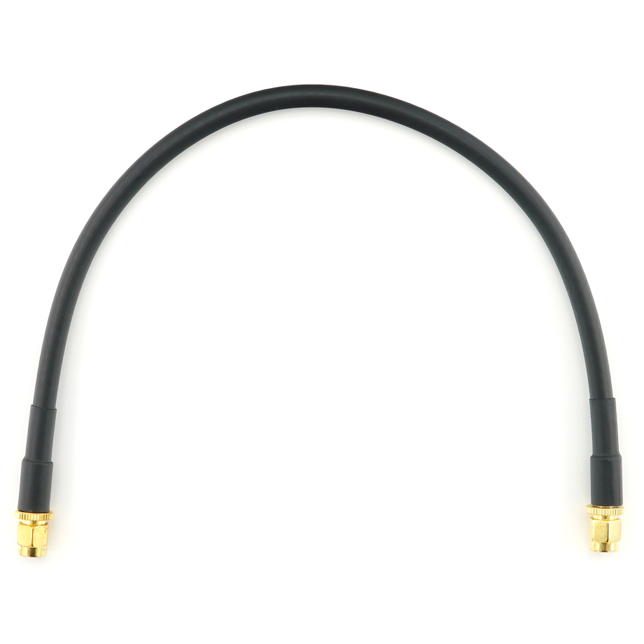 RP-SMA Male / RP-SMA Male 30см коаксиальный кабель — HF240 (эквивалент LMR240)