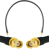 RP-SMA Male / RP-SMA Male 50см коаксиальный кабель — HF240 (эквивалент LMR240)