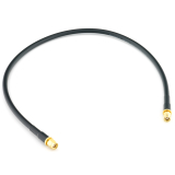 RP-SMA Male / RP-SMA Male 50см коаксиальный кабель — HF240 (эквивалент LMR240)