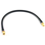 RP-SMA Male / RP-SMA Female 30см коаксиальный кабель — HF240 (эквивалент LMR240)
