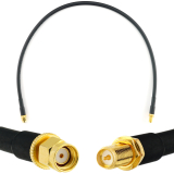 RP-SMA Male / RP-SMA Female 50см коаксиальный кабель — HF240 (эквивалент LMR240)
