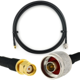 RP-SMA Male / N Male 3м коаксиальный кабель — HF240 (эквивалент LMR240)