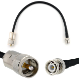 BNC Male / PL259 50см  UHF коаксиальный кабель — HF240 (эквивалент LMR240)