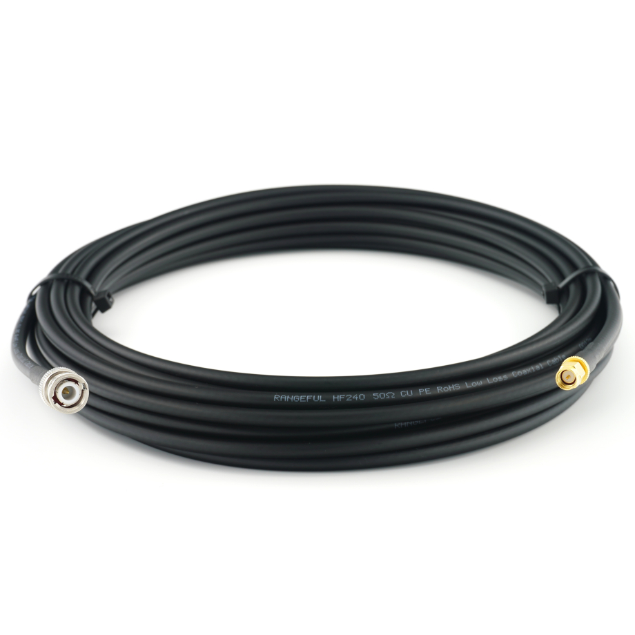  BNC Male / SMA Male 10м коаксиальный кабель — HF240 (эквивалент LMR240)