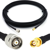 SMA Male / RP-TNC Male 50см коаксиальный кабель — HF240 (эквивалент LMR240)