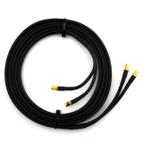 SMA Male / SMA Male 5м двойной коаксиальный кабель — HF240 (эквивалент LMR240)