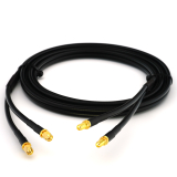 SMA Male / SMA Female 5м двойной коаксиальный кабель — HF240 (эквивалент LMR240)