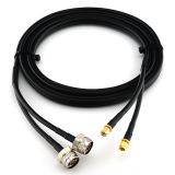 SMA Male Hex / N Male Hex 10м двойной коаксиальный кабель — HF240 (эквивалент LMR240)
