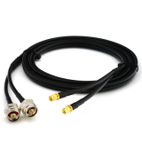 SMA Male Hex / N Male Hex 10м двойной коаксиальный кабель — HF240 (эквивалент LMR240)