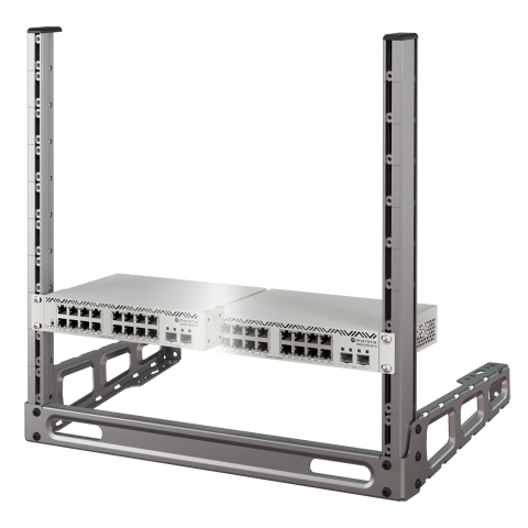 MikroTik комплект для монтажа в стойку 2x10/19