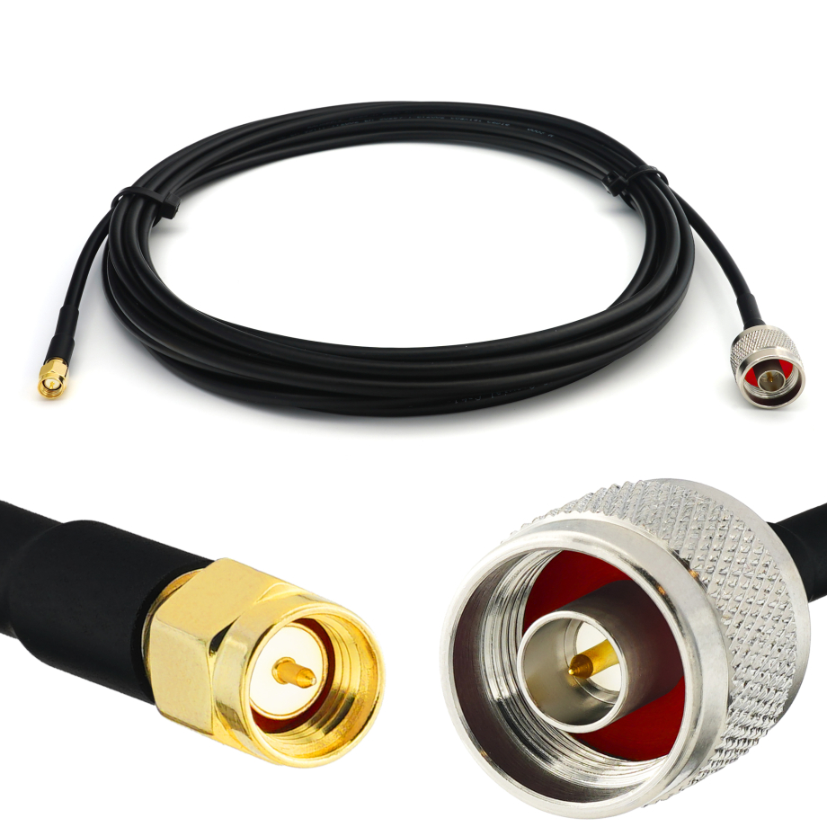 N Male / SMA Male 30см RG58/U коаксиальный кабель
