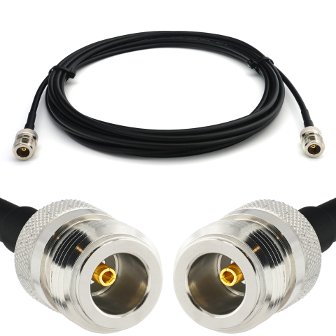 N Female / N Female 50см RG58/U коаксиальный кабель