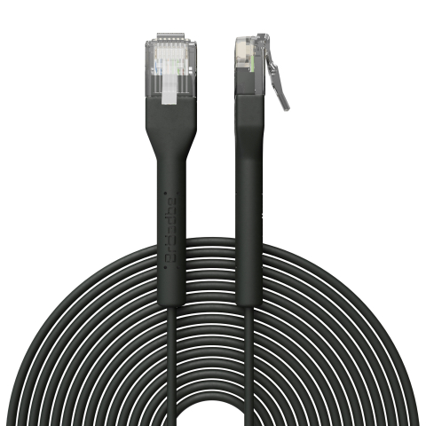 Broadbe тонкий патч-кабель 5G черный 5м